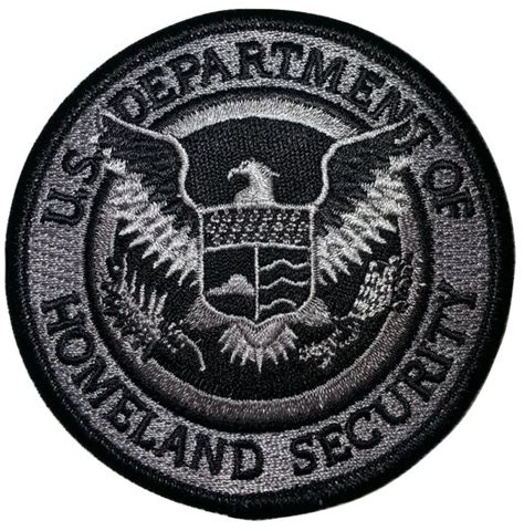 DHS Black/Grey Subdued Patch | FLETC Express