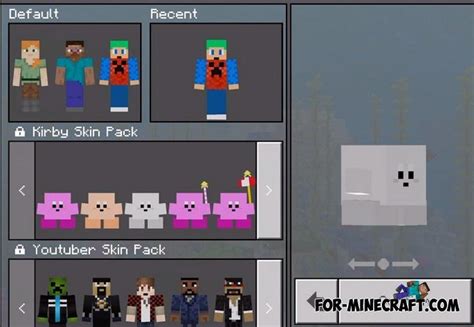 Kirby 4D Skin Pack for Minecraft PE