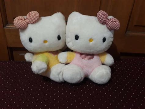 Hello Kitty /Mimmy Plush Toy Set (Showa Rare), Hobbies & Toys, Toys & Games on Carousell