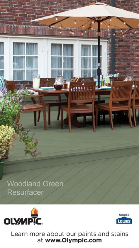 Woodland Green | Deck stain colors, Exterior wood stain colors, Exterior wood stain