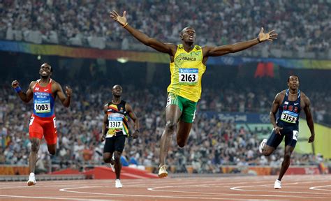 Usain Bolt Starting Line