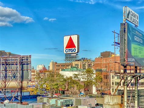 CITGO Sign Boston in Kenmore Square Fenway Park Red Sox | Etsy