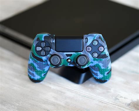 Marine Blue Camo by ProFlex® - PS4 silicone controller skin cover grip - VGF Gamers