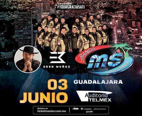 Banda MS anuncia tres importantes conciertos junto a Edén Muñoz