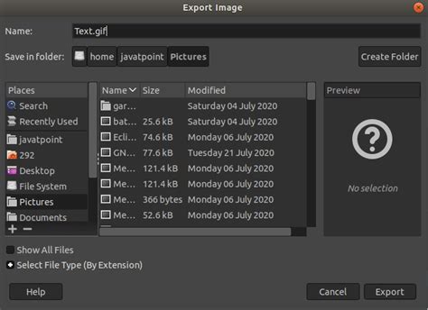 GIMP Animations - javatpoint