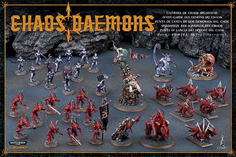 Warhammer Fantasy Battle Tabletop Gaming: Chaos Daemons Spearhead Boxed Set Contents and Advance ...