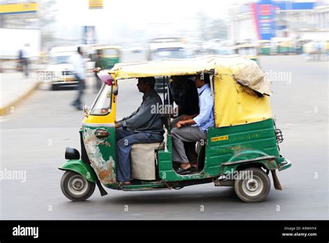 Rickshaw in New Delhi India Stock Photo - Alamy