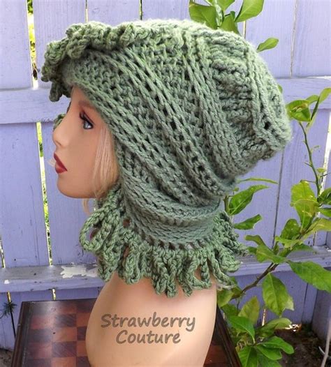 Unique Etsy Crochet and Knit Hats and Patterns Blog by Strawberry Couture : Crochet Hat Womens ...