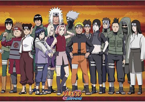 Póster Naruto Shippuden - Konoha Ninjas (91,5cm x 61cm): Amazon.es: Hogar