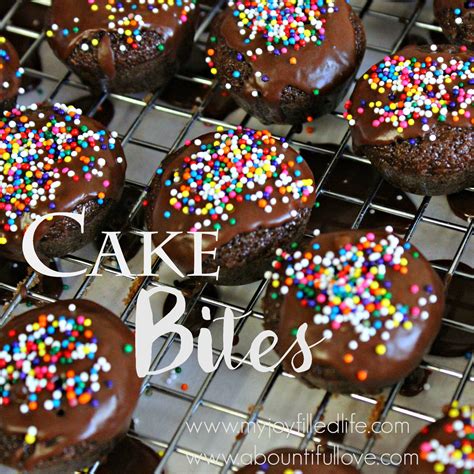 Cake Bites - My Joy-Filled Life