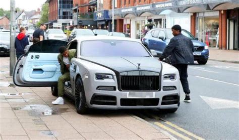 Rashford crashes £700k Rolls Royce car