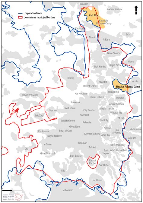 Map Of Jerusalem Neighborhoods