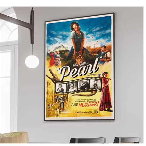 Vintage Design Pearl Horror Movie Poster, Pearl Poster sold by ...