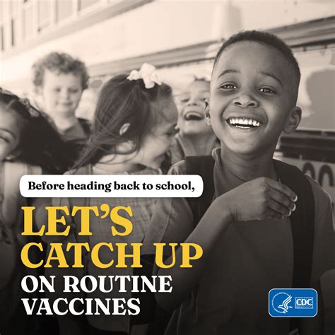 Back to School with Routine Vaccines | CDC - Worksheets Library