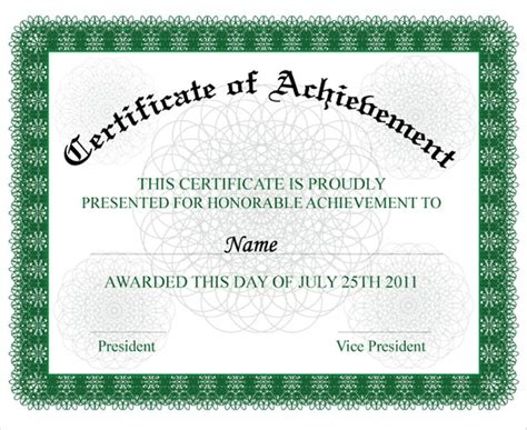 Certificate Of Achievement Wording Examples Sample Certificate | Images and Photos finder