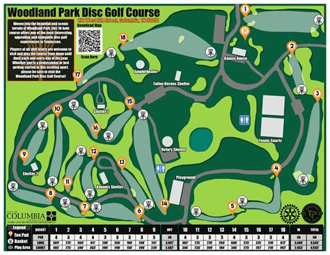 Woodland Park Disc Golf - Course Map- This is such a fun course and ...