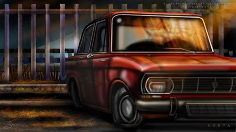 car digital painting by suryakalki on DeviantArt