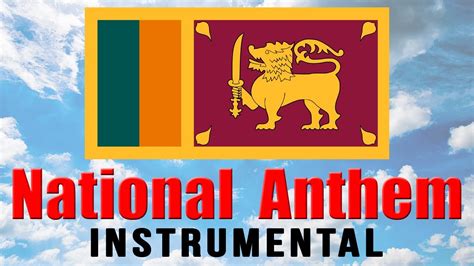 Sri Lanka National Anthem Instrumental - YouTube