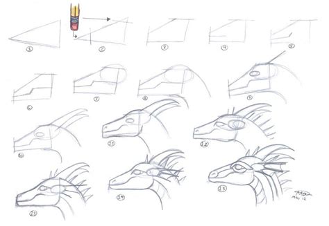 How To Draw Dragon Heads Step By - Internaljapan9