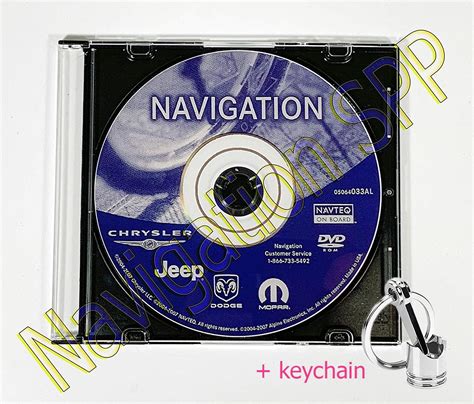 Chrysler Dodge Jeep REC RB1 GPS Navigation Map Update DVD Disc - ver ...