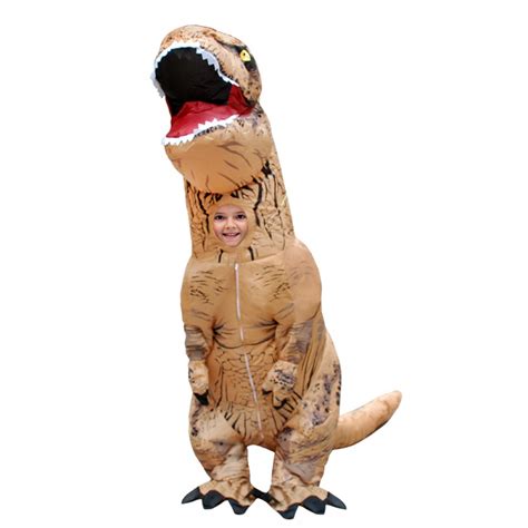 Kids Blow Up Costumes Inflatable Dinosaur T Rex Costume Halloween Suit - Pjsbuy.com