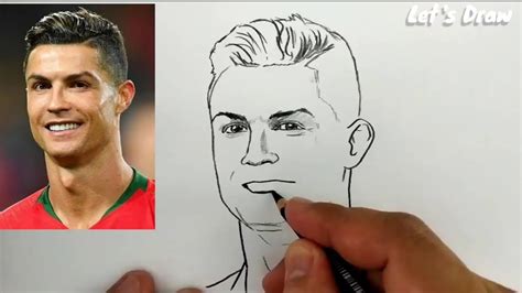 ASMR DRAWING cristiano ronaldo / cr7 player from manchester united ...