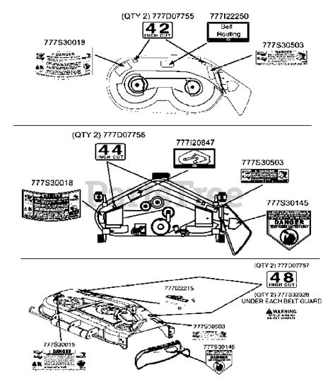 Cub Cadet Z Force 44 Deck Belt Diagram - Belt Poster