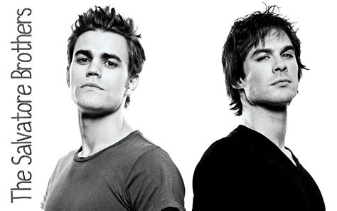 The Salvatore Brothers - The Vampire Diaries TV Show Wallpaper ...