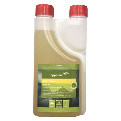 Alternative Glyphosate Free Herbicide 1 Litre Natural Weed Killer - UDOO