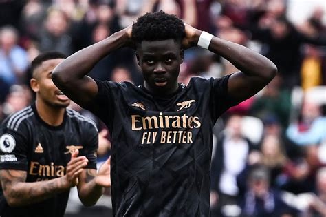 Saka penalty miss proves costly as Arsenal blow lead again in West Ham draw - New Vision Official