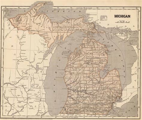 World Maps Library - Complete Resources: Michigan County Maps With Roads