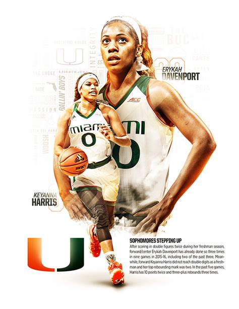 Miami Women's Basketball Sophomore Mailer on Behance