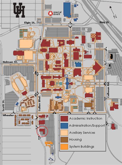 Map & Directions - University of Houston