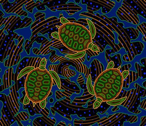 Aboriginal Paintings Of Turtles