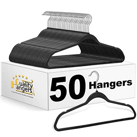 Bulk Up Your Closet with Affordable Black Plastic Hangers