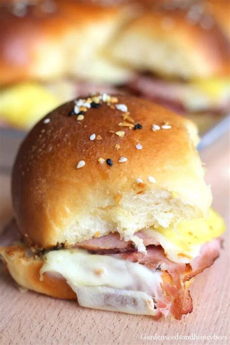 Black Forest Ham Sliders - Garden Seeds and Honey Bees | Ham sliders, Black forest ham, Cooking ...