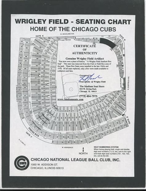 cubs stadium seating chart | Brokeasshome.com