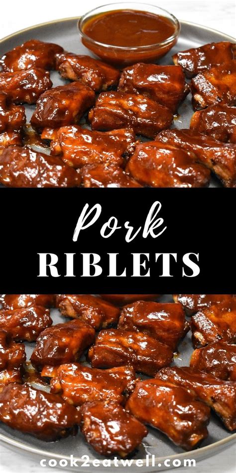 These baked barbecue pork riblets are fall-off-the-bone and coated in a sweet barbecue sauce ...