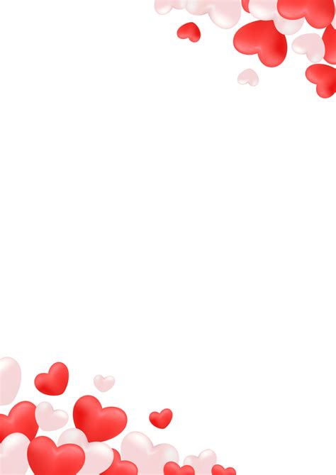 Pink Hearts Border Vector Image Heart Photo Frame Png Hd Clipart | Porn Sex Picture