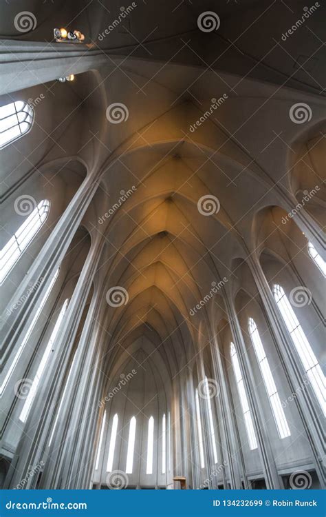 Inside the Church of Reykjavik, Iceland Editorial Stock Image - Image of blue, beautiful: 134232699