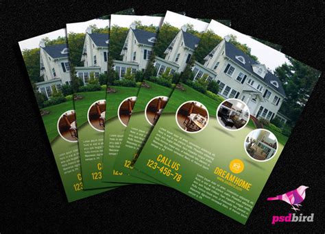 Free Real Estate Brochure PSD by psdbird on DeviantArt