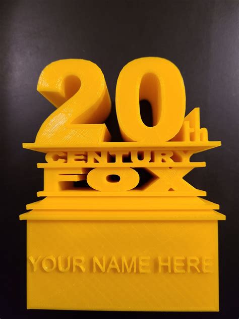 20th Century Fox Logo Customizable Twentieth Century Toy - Etsy