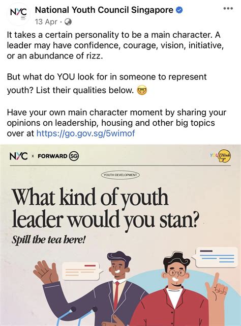 from singapore’s national youth council : r/FellowKids