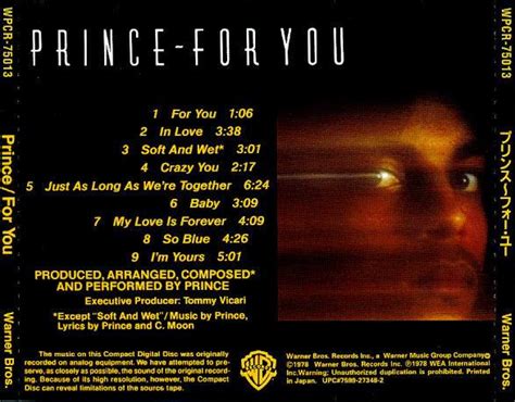 Prince - For You (2005, CD) | Discogs