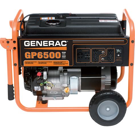 FREE SHIPPING — Generac GP6500 Portable Generator — 8125 Surge Watts ...