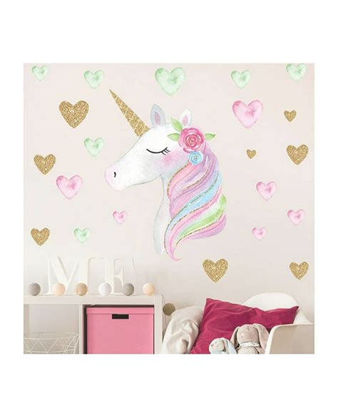 2 Large Unicorn Wall Decals Home Decor Bedroom Nursery - Etsy