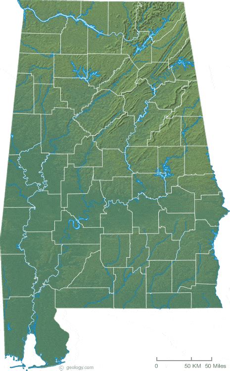 Map of Alabama