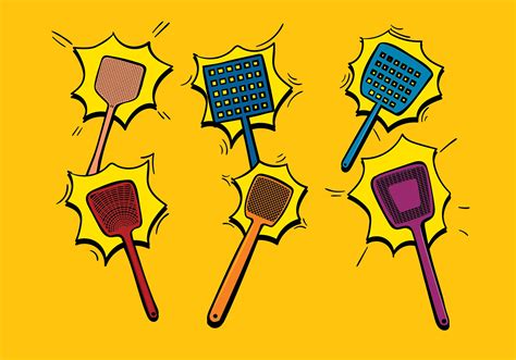 Fly Swatter Cartoon Free Vector 144857 Vector Art at Vecteezy