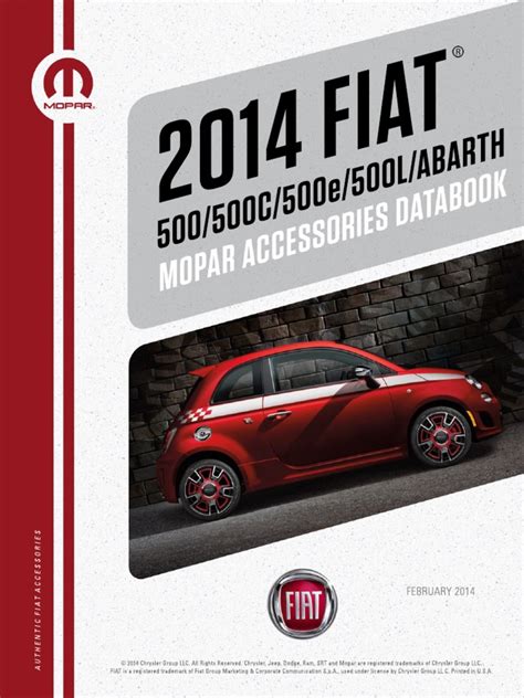 Fiat 500 and 500 Abarth 2014 Accessories Catalog - Fiat500USA.com ...