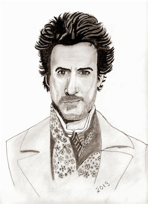 Retratos de cine: Sherlock Holmes (Robert Downey Jr)